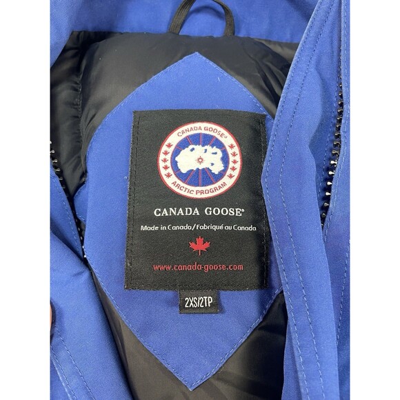 Canada Goose Women’s Trillium Parka Blue Size XXS In Excellent Condition - Picture 5 of 16